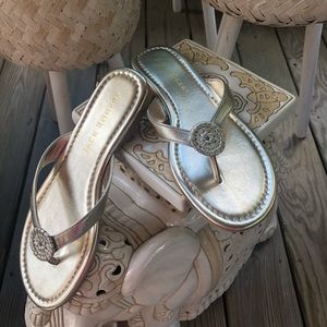 Jack Rogers Platinum Rowan Flip Flop